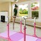 Adjustable Kids Gymnastics Parallel Bars Double Horizontal Training Steel Frame